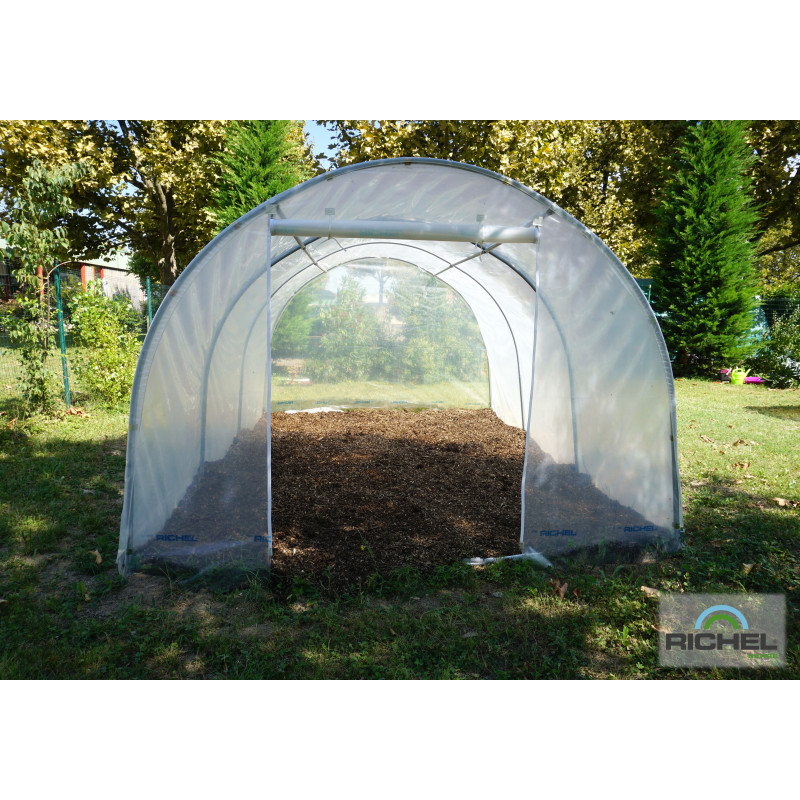 Serre avec porte 13,5m² Richel - MV INDUSTRIE