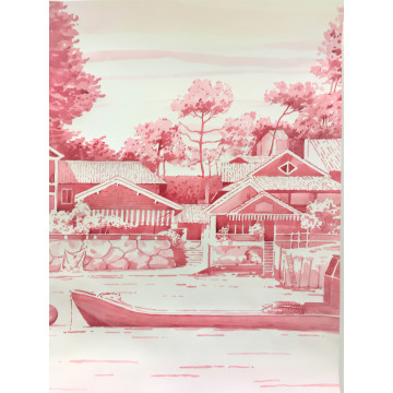 Affiche du Cap Ferret La Plate - B&C