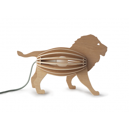 Lampe de chevet pour enfants Lion - Gone's 100% Made In France