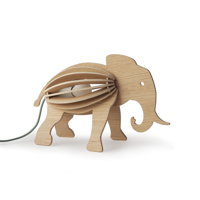 Lampe de chevet pour enfants Elephant - Gone's 100% Made In France