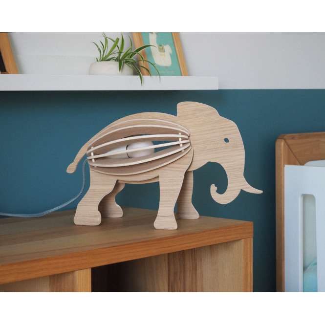 Lampe de chevet pour enfants Elephant - Gone's 100% Made In France