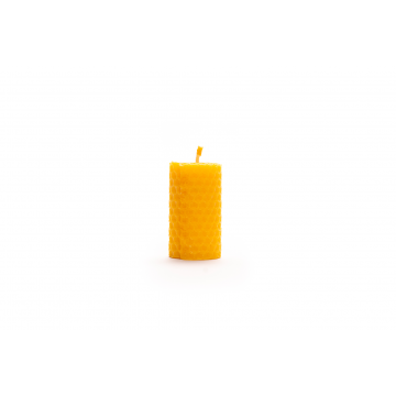 Bougie en cire d'abeille artisanale - Apisphère