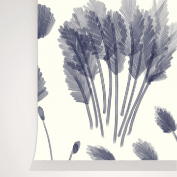 Papier peint champêtre coton floral - Embruns - Season Paper