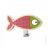 Patère Poisson Rouge Série-Golo Patère Poisson Rouge Série-Golo