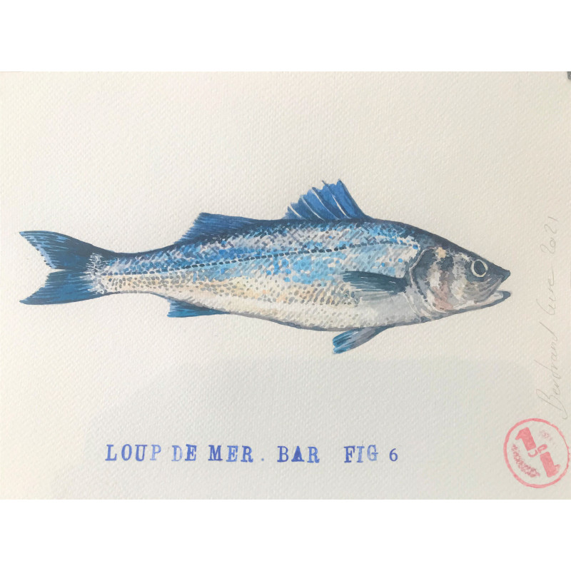 Affiche Aquarelle Bar - B&C 100 % Made in France