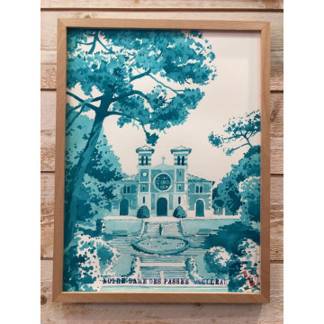 Affiche Arcachon Notre dame des passes - B&C