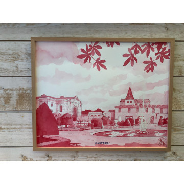 Affiche de la ville de Castres - B&C