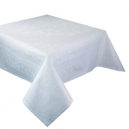 Nappe antitâche Jacquard 100% coton eloise diamant - Garnier-Thiebaut Nappe antitâche Jacquard 100% coton eloise diamant - Garnier-Thiebaut