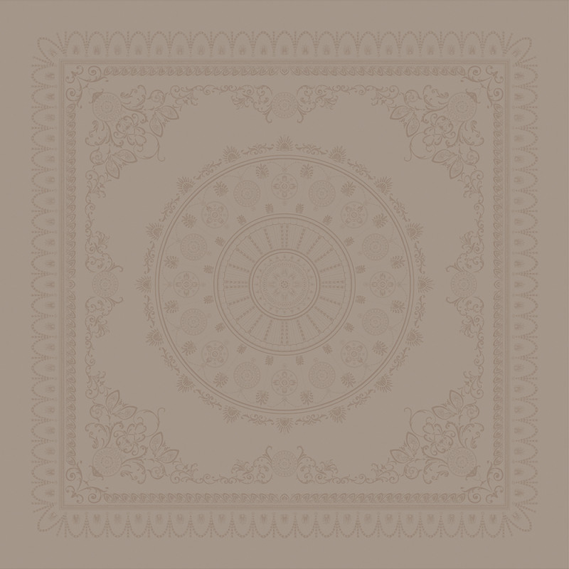 nappe antitâche Jacquard 100% coton eloise macaron - Garnier-Thiebaut