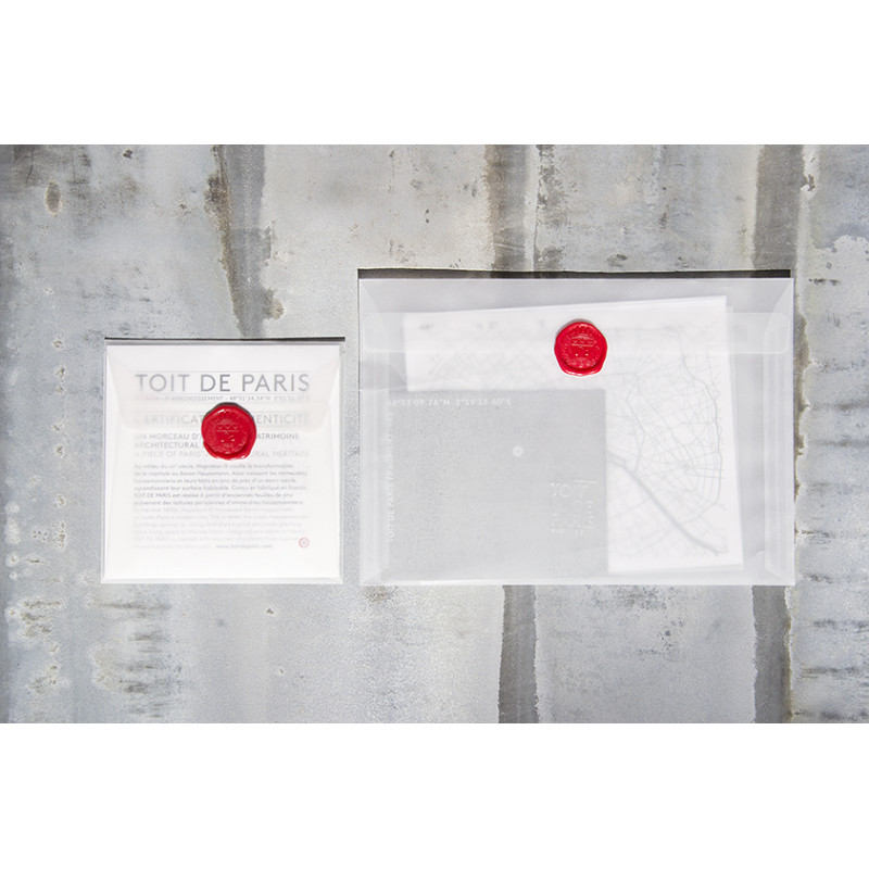 Morceau toit de Paris authentique - Fragment