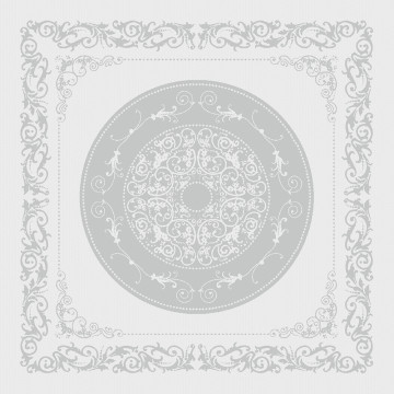 Serviette de table 100% coton comtesse blanche blanc - Garnier-Thiebaut