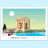 Affiche de Montpellier - Temple du Peyrou - Foliove