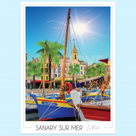 Affiche de Sanary  sur Mer - Foliove