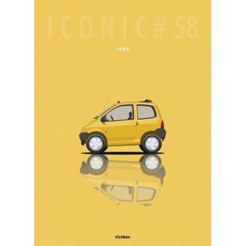 Affiche de la Renault Twingo - 1992 - Cirebox