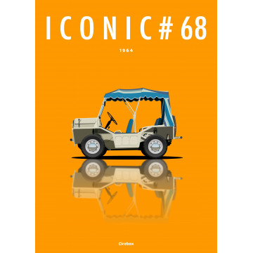 Affiche de la Mini Moke - 1964 - Cirebox