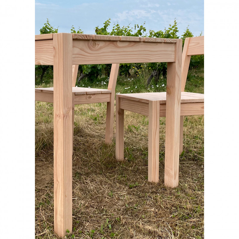 Table de jardin en bois Syringa - Ladivine Jardine