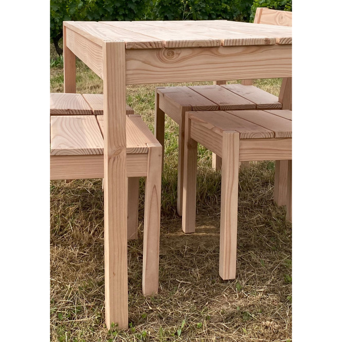 Table de jardin en bois Syringa - Ladivine Jardine