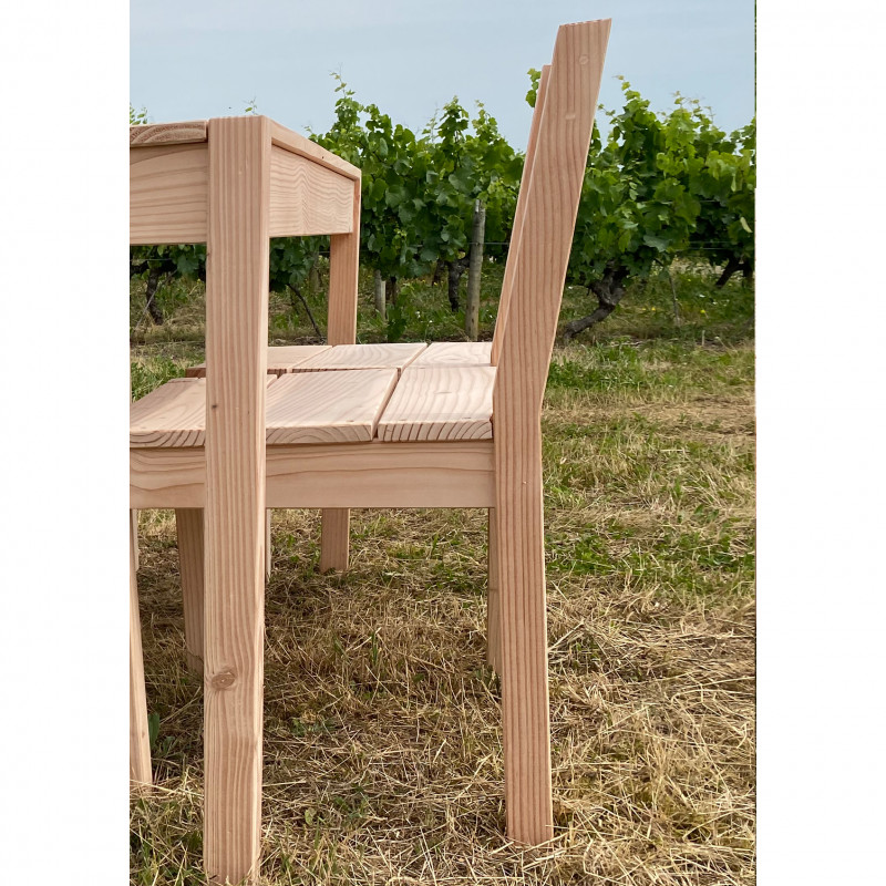 Chaise de jardin en bois Syringa - Ladivine Jardine