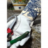 Gants de jardinage avec manchettes toile de jouy - Ladivine Jardine