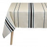 Nappe de table en coton Corda Metis Canard Noir - Artiga Nappe de table en coton Corda Metis Canard Noir - Artiga