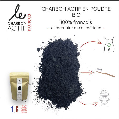 Charbon actif en Poudre - Le charbon actif Français
