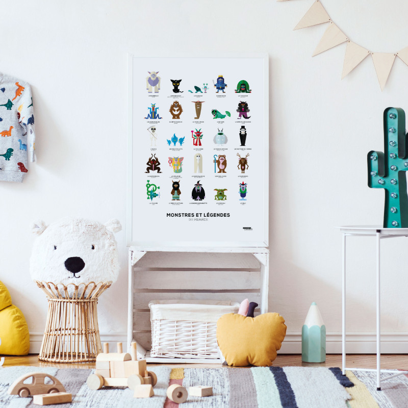 Affiche Monstres de nos régions - La Majorette à Moustache