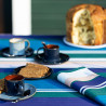 Serviette de table 100% coton bio bleu - Benesse - Artiga Serviette de table 100% coton bio bleu - Benesse - Artiga