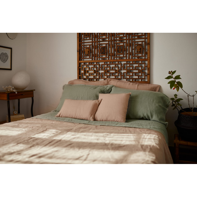 Drap plat en lin lavé - Laurence Carroy