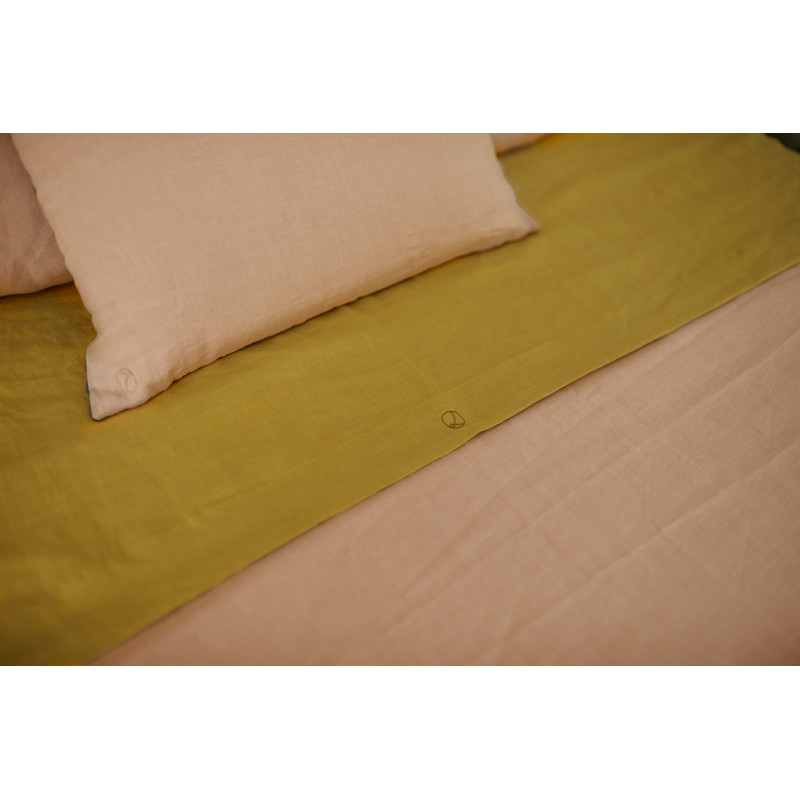 Drap plat en lin lavé - Laurence Carroy