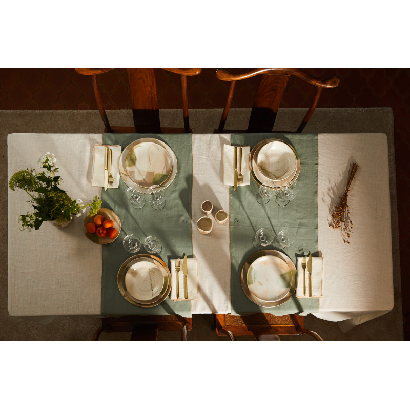 Nappe en lin lavé - Laurence Carroy