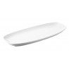 Assiette rectangulaire bords courbés en porcelaine - Club - Revol