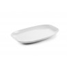 Assiette rectangulaire bords courbés en porcelaine - Club - Revol