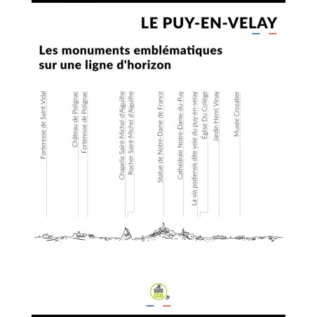 Horloge murale Le Puy-en-Velay - Je Suis Art