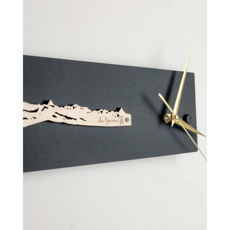 Horloge murale Massif des Pyrénées - Je Suis Art