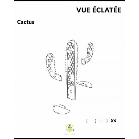 Cactus en acier - Je Suis Art