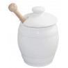Moutardier avec spatule en porcelaine - Les Essentiels - Revol Moutardier avec spatule en porcelaine - Les Essentiels - Revol