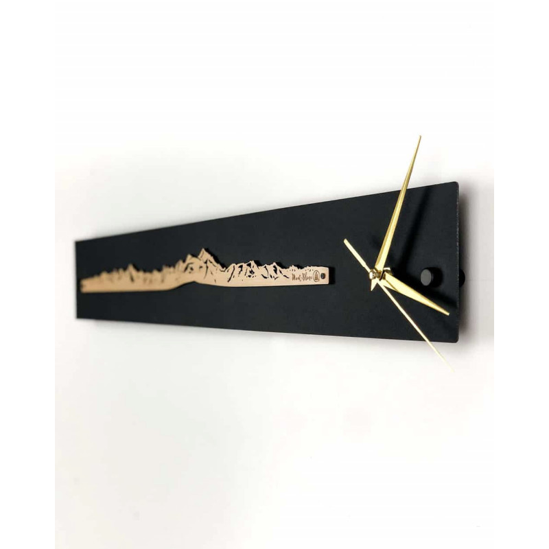 Horloge murale Massif du Mont blanc - Je Suis Art