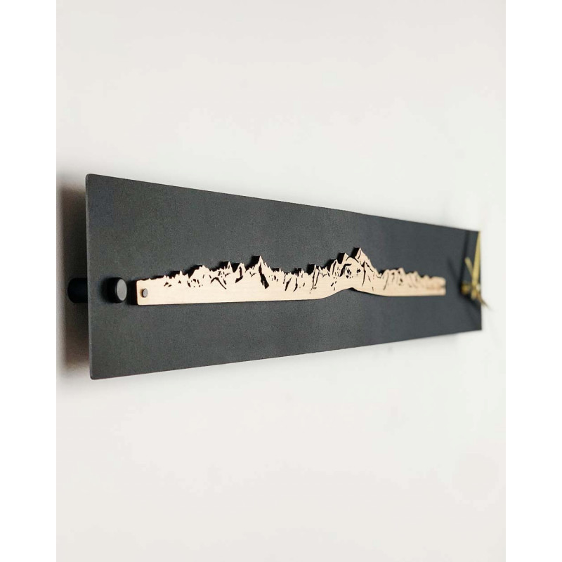 Horloge murale Massif du Mont blanc - Je Suis Art