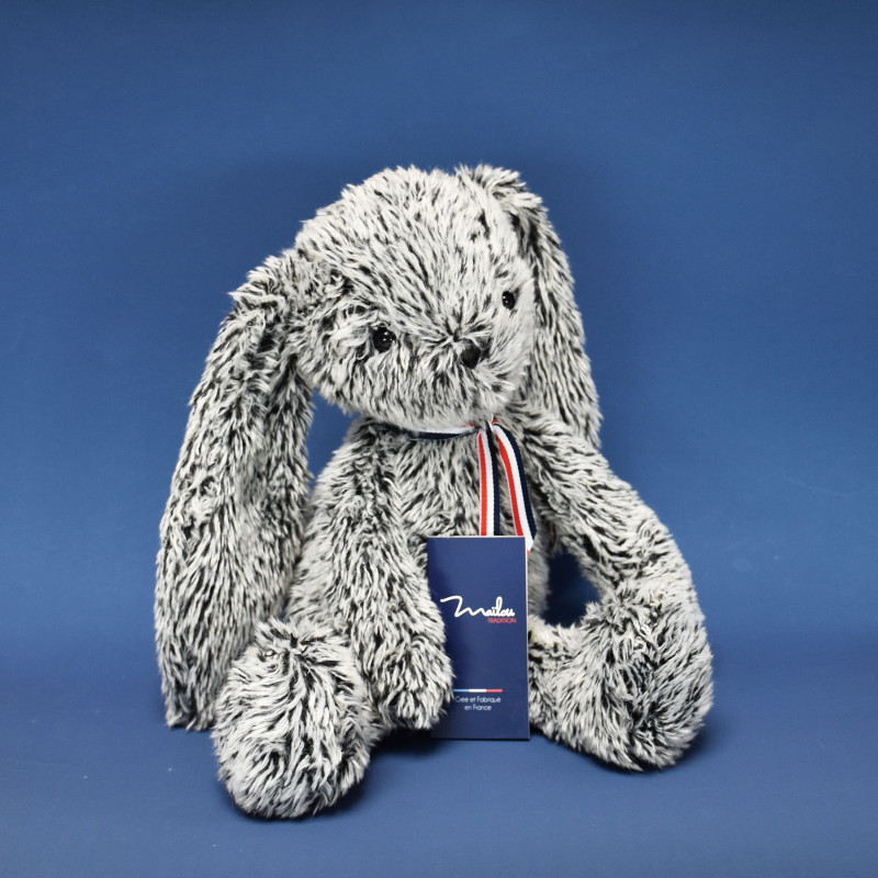 Peluche lapin gris Alexandre - Maïlou