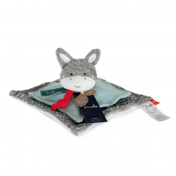 Doudou plat âne en coton bio - Maïlou