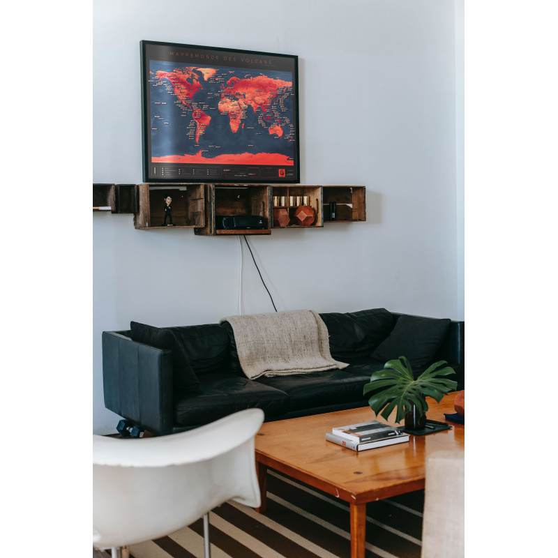 Carte des volcans du monde - 21 Maps