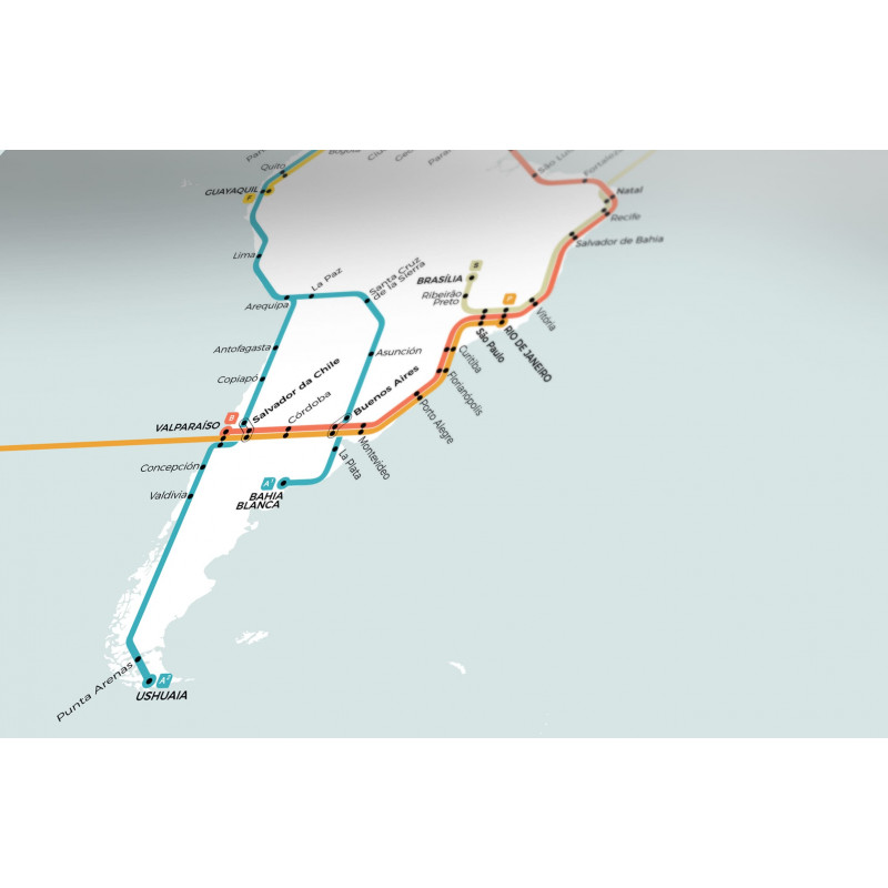 Carte du monde Design - 21 Maps