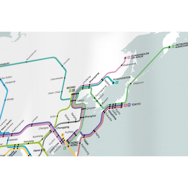 Carte du monde Design - 21 Maps