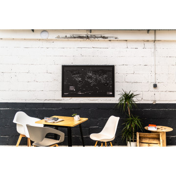 Mappemonde murale design NYX - 21 Maps