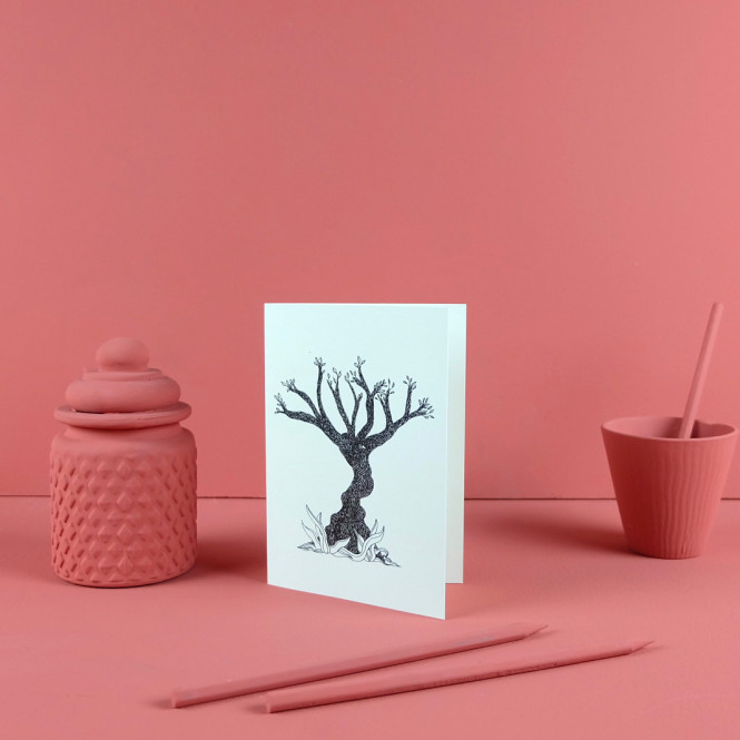 Carte Postale Arbre - Atelier Mouti