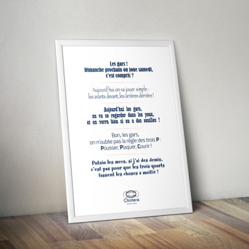 Affiche Rugby Punchlines - Chistera