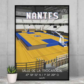 Affiche de la salle de la Trocardière de Nantes - Wall of Fame