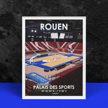 Affiche du Kindarena de Rouen - Wall of Fame