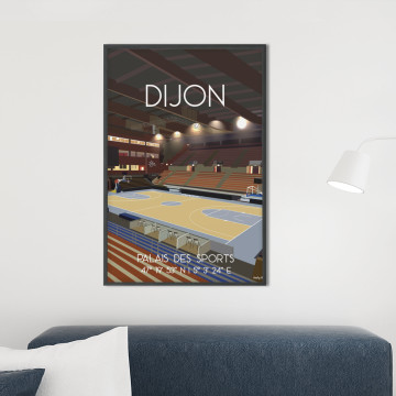 Affiche du palais des Sports de Dijon - Wall of Fame