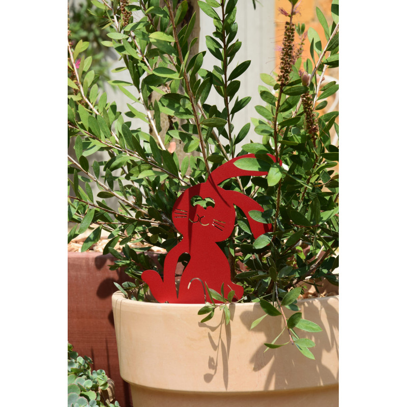 Yardwe Papillon Lapin Ornement Figurines pour L'Extérieur Lueur Décorations  Miniature Figurines Miniature Lapin Lapin Ornements Lapin Jardin Statue De